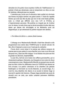 Sophie à l'EHPAD