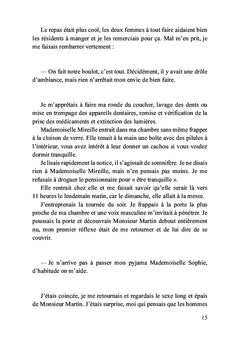 Sophie à l'EHPAD