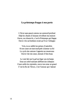 Poèmes au gré des saisons