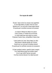 Poèmes au gré des saisons