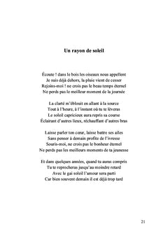 Poèmes au gré des saisons