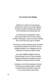 Poèmes au gré des saisons