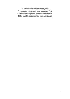 Poèmes au gré des saisons