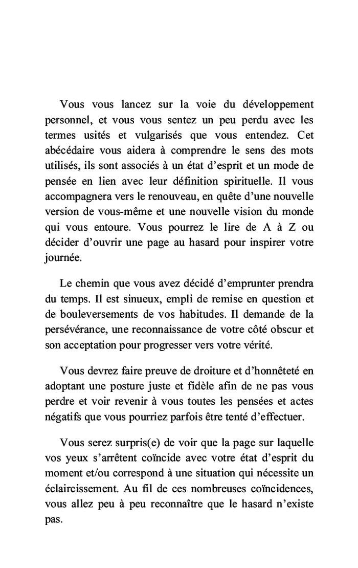 L'abécédaire du développement personnel