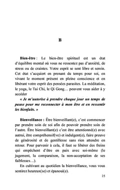 L'abécédaire du développement personnel