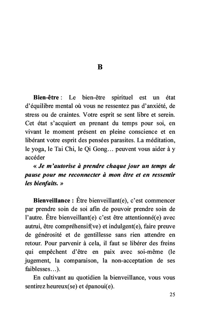 L'abécédaire du développement personnel