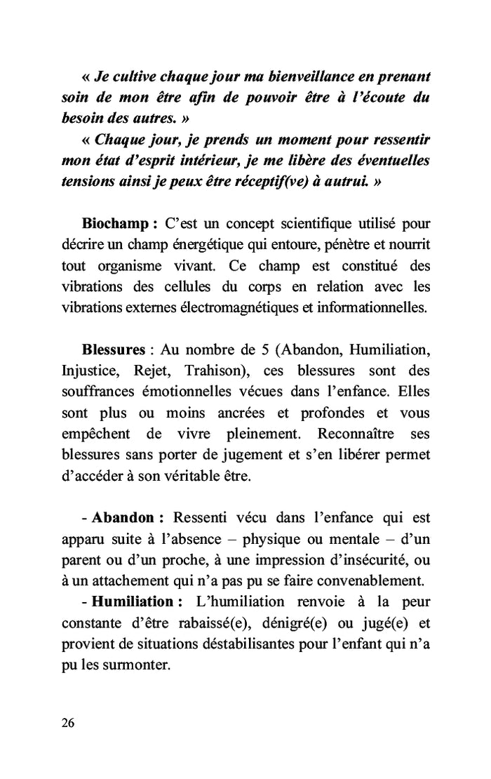 L'abécédaire du développement personnel