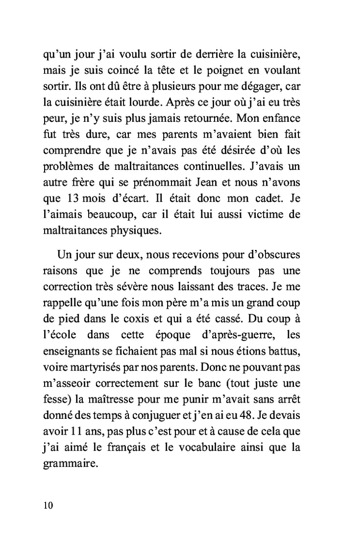 Une enfance et une vie violée