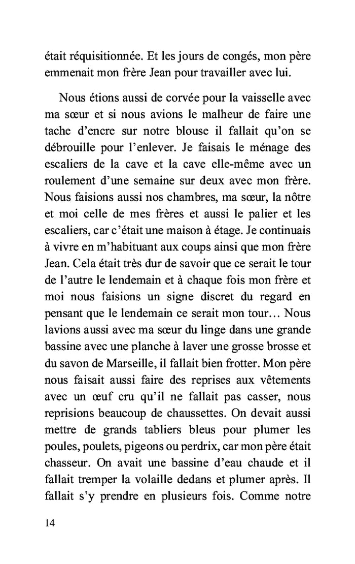 Une enfance et une vie violée