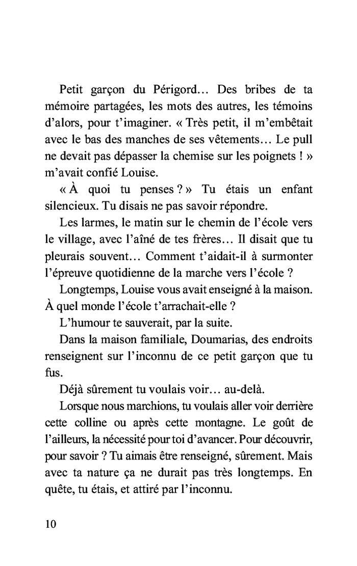 Je ne suis pas là pour longtemps