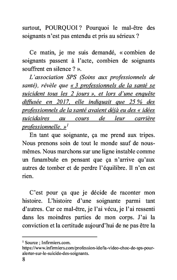 Soignante lambda,à coeur ouvert...