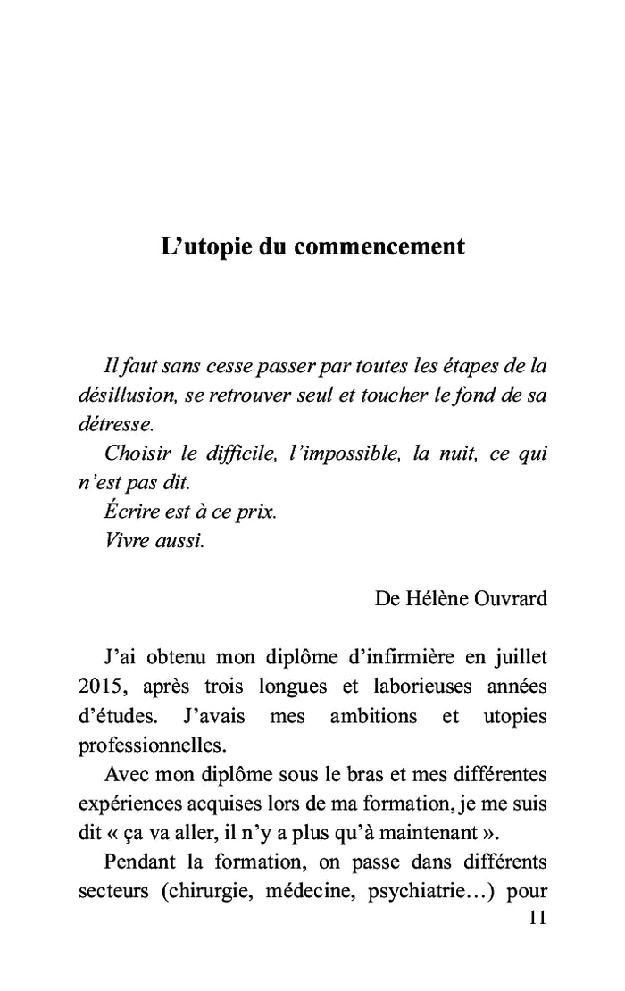 Soignante lambda,à coeur ouvert...