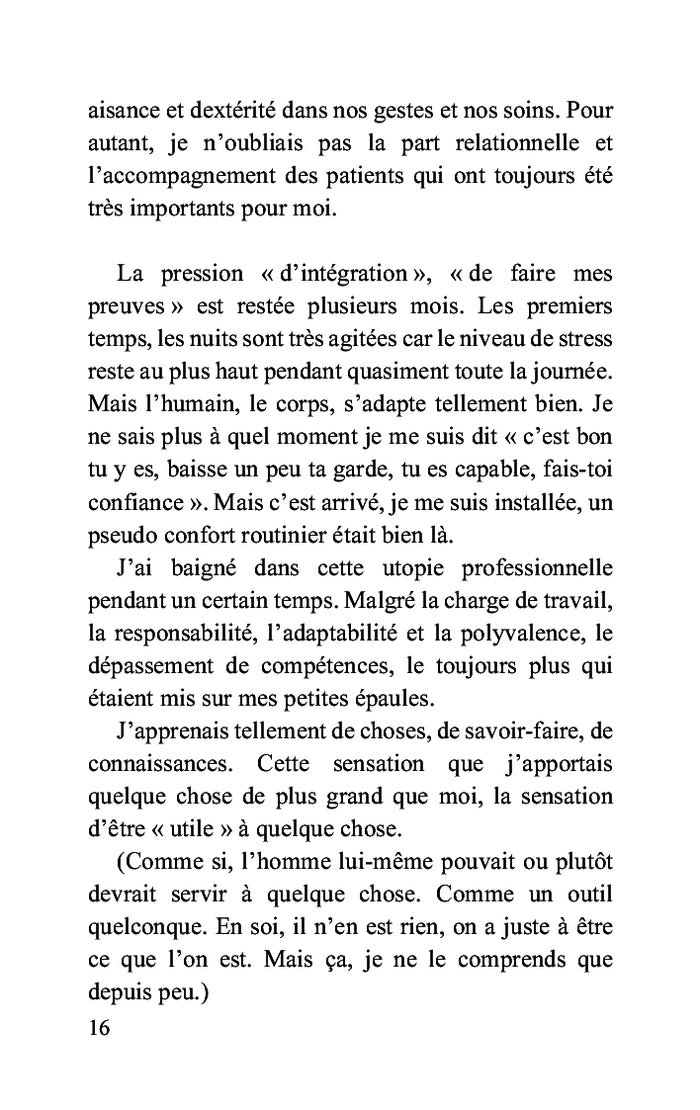 Soignante lambda,à coeur ouvert...
