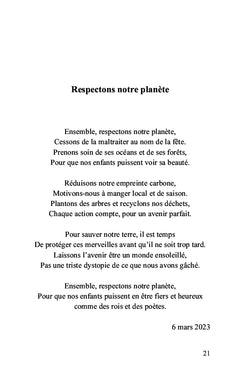Vivre en la poésie