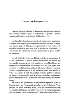 Le guerrier des Alpujarras