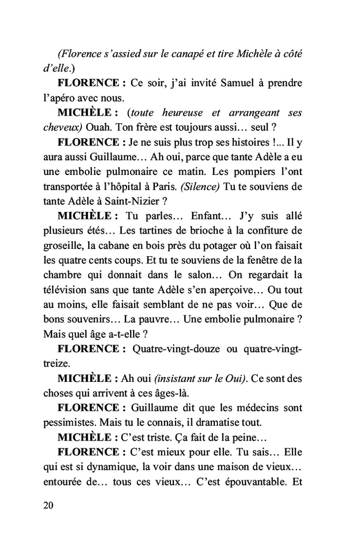 Tante Adèle est morte