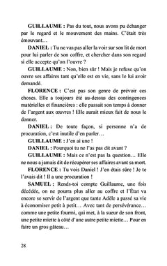 Tante Adèle est morte