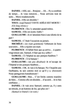 Tante Adèle est morte