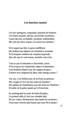 Les lunettes cassées