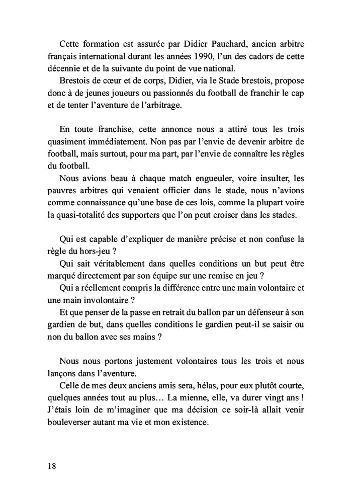 Arbitre de football de la France d'en bas