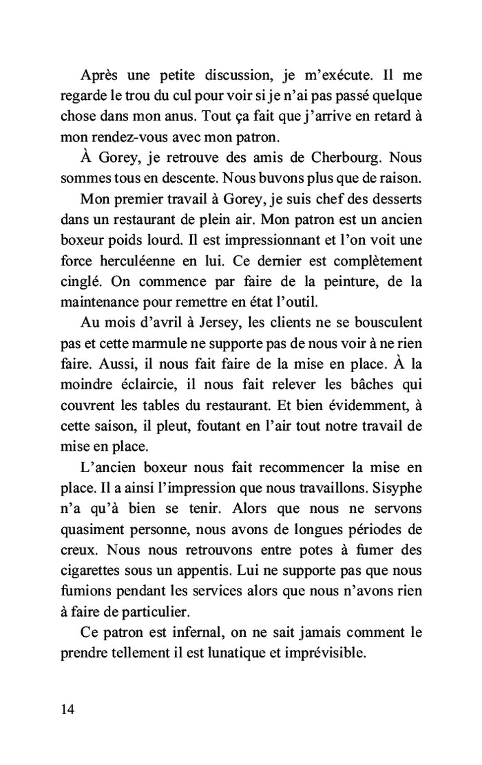 Itinéraire d'un emploi précaire