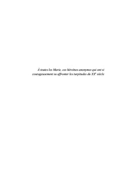 Marie, l'iroquoise
