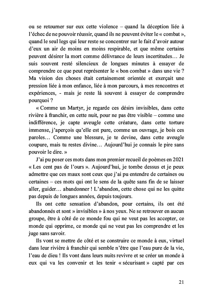 Dans l'ombre du silence