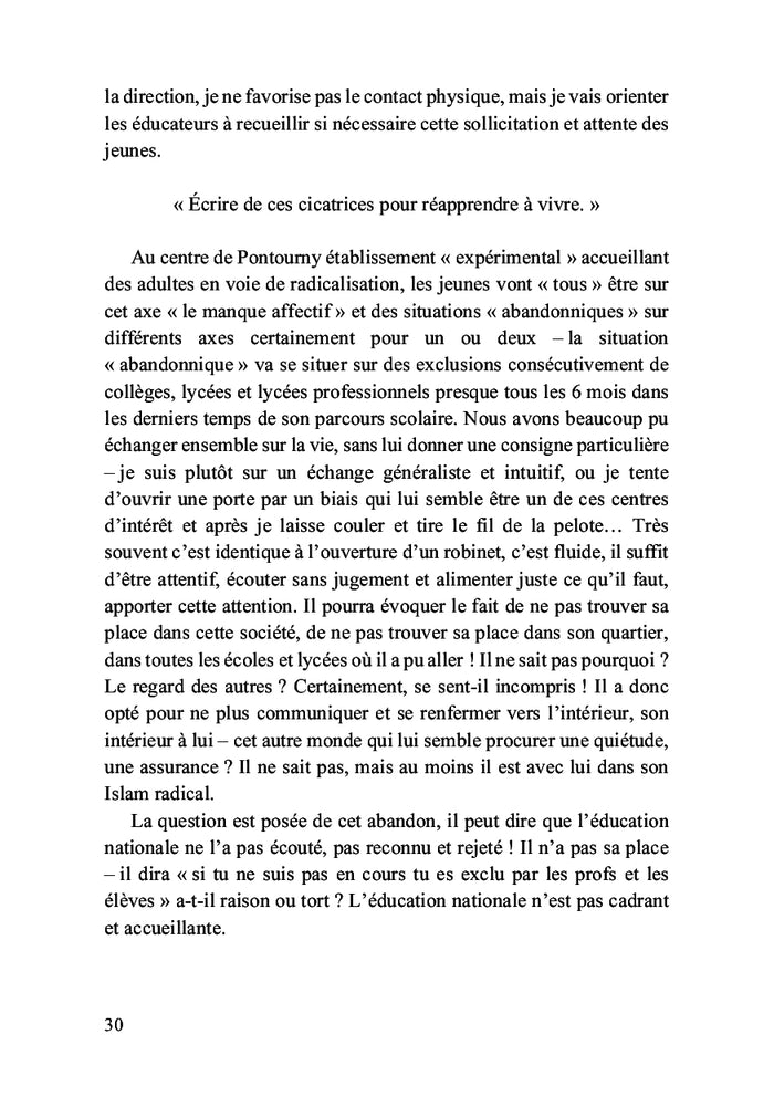 Dans l'ombre du silence