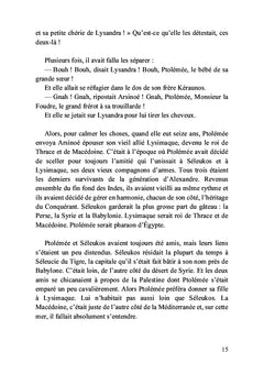 Les larmes de la reine Arsinoé