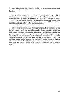 Les larmes de la reine Arsinoé