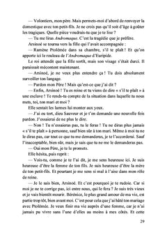 Les larmes de la reine Arsinoé