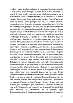 31 jours dans l'univers divin