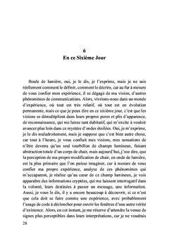 31 jours dans l'univers divin