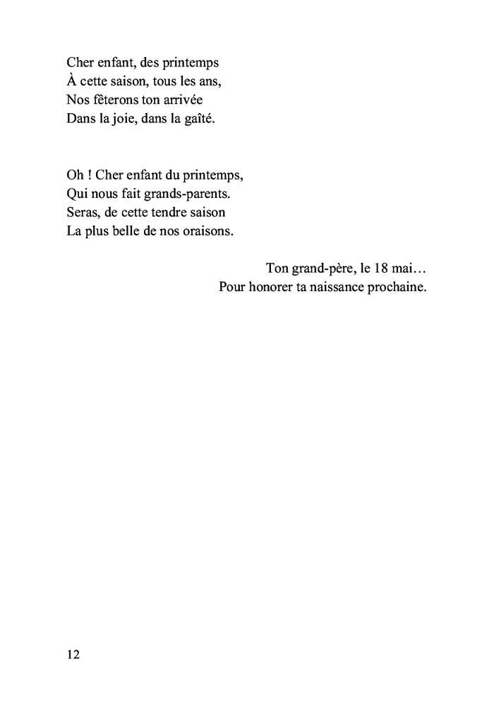 Carnet de voyage d'un enfant écrit par son grand-père