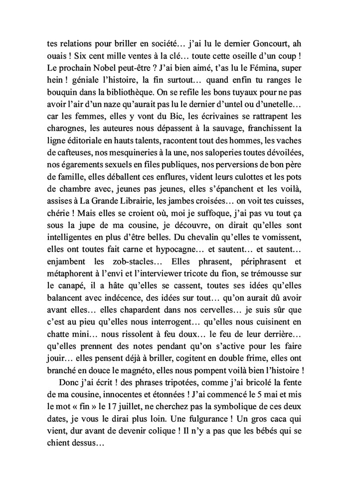 Il n'y a pas que les bébés qui se chient dessus...
