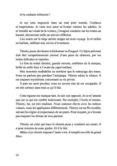 Les sacoches de la mobylette bleue