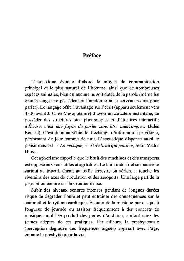 L'agresseur invisible : Le bruit