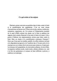 L'agresseur invisible : Le bruit