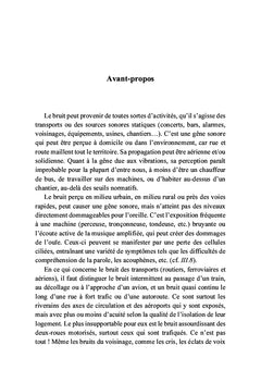 L'agresseur invisible : Le bruit