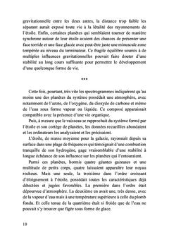 L'avertissement du cosmos