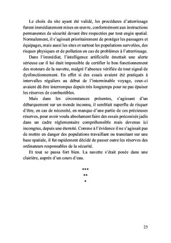 L'avertissement du cosmos