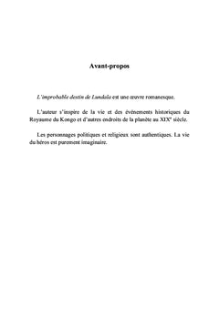L'improbable destin de Lundala