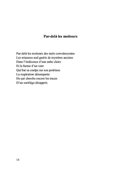 Hors cadre, Itinérance