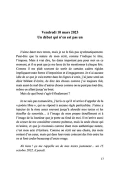 Journal de ma noirceur