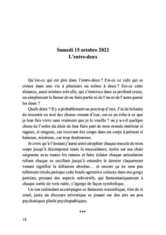 Journal de ma noirceur