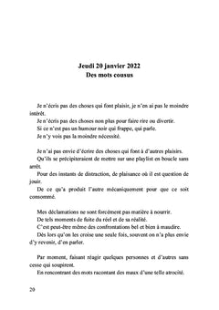 Journal de ma noirceur