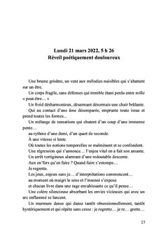 Journal de ma noirceur