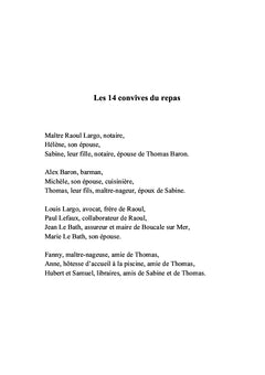 D'un commun accord suivi de Le passé raccommodé