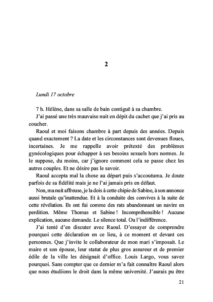 D'un commun accord suivi de Le passé raccommodé