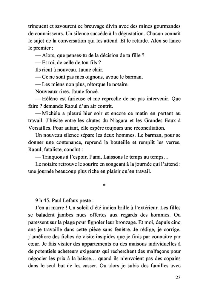 D'un commun accord suivi de Le passé raccommodé